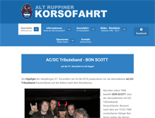 Tablet Screenshot of korsofahrt.de